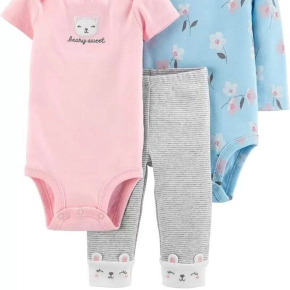 Carter's Matching Sets Carters Baby Girl 3 Piece Set 8 24 Months